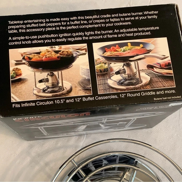 Circulon Cradle with Butane Burner Food Cooker Tabletop Stove Warmer Cater Party - Picture 6 of 10